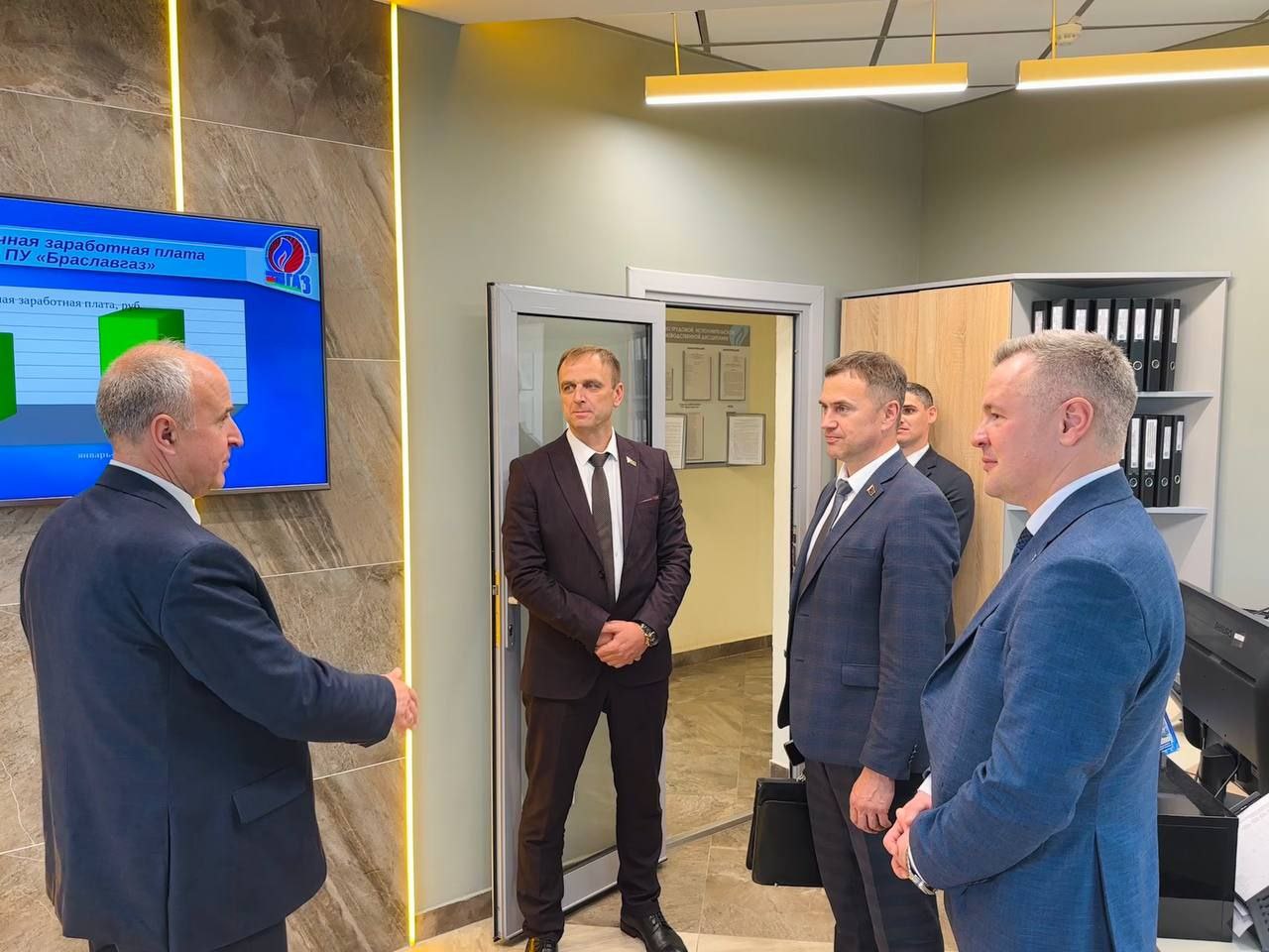  Рабочий визит заместителя Министра энергетики Реентович Сергей Викторович в ПУ "Браславгаз".