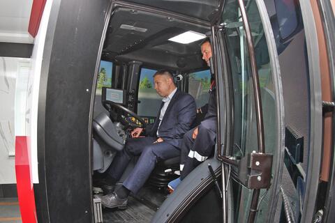 Центр точного земледелия СХП «Мазоловогаз» посетил председатель Витебского областного исполнительного комитета Александр Субботин