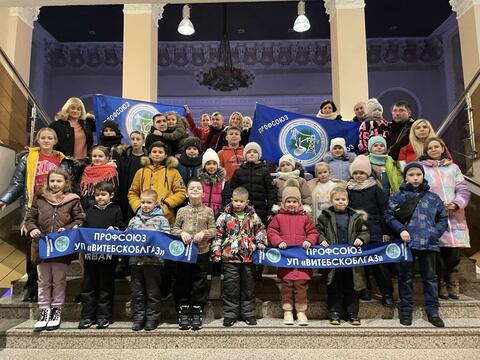 Визит в резиденцию Деда Мороза ПУ "Оршагаз".