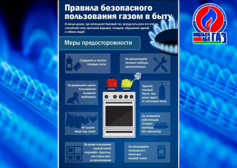 Воспитательное мероприятие по соблюдению правил пользования газом в быту