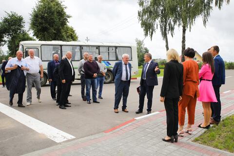 Президиум Республиканского агропрамышленного Союза "БелАПС" ознакомился с работой СХП "Мазоловогаз"